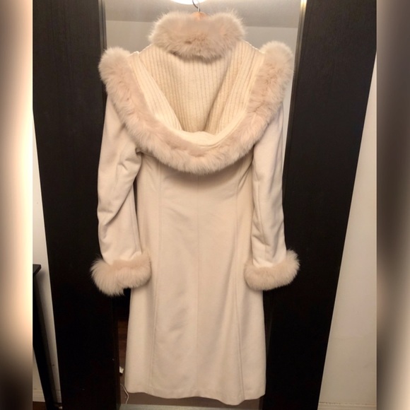 100% Mink Fur Coat & Angora Headband Accessory - Picture 6 of 8